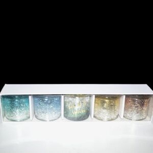 Set Of 5 Votive Candle Holders Holiday Decor New In Box Not Used